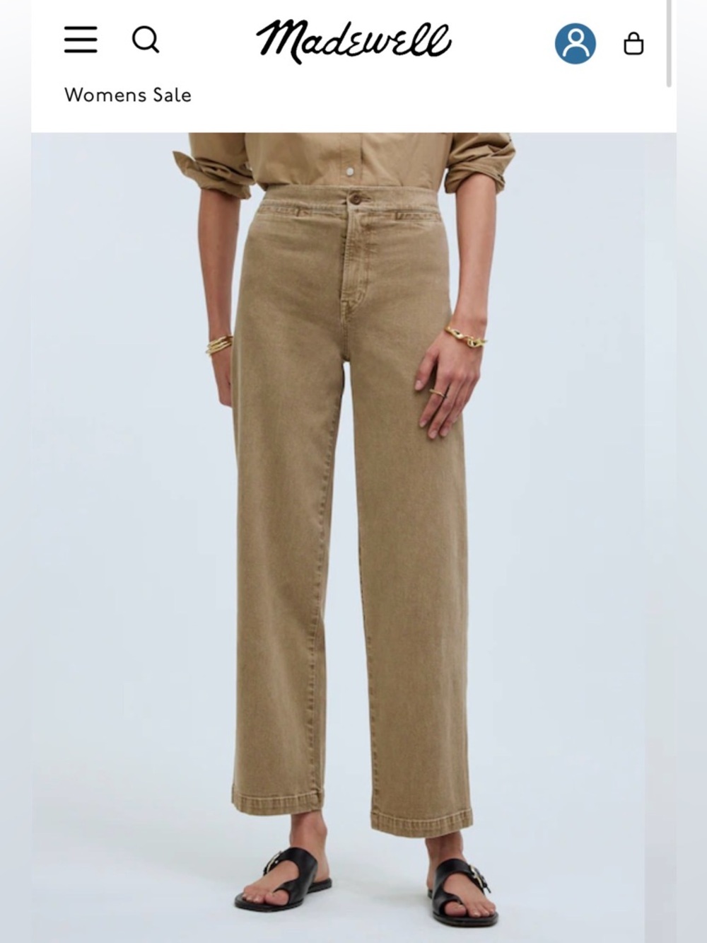 The Emmett Wide-Leg Crop Pant: Welt Pocket Edition